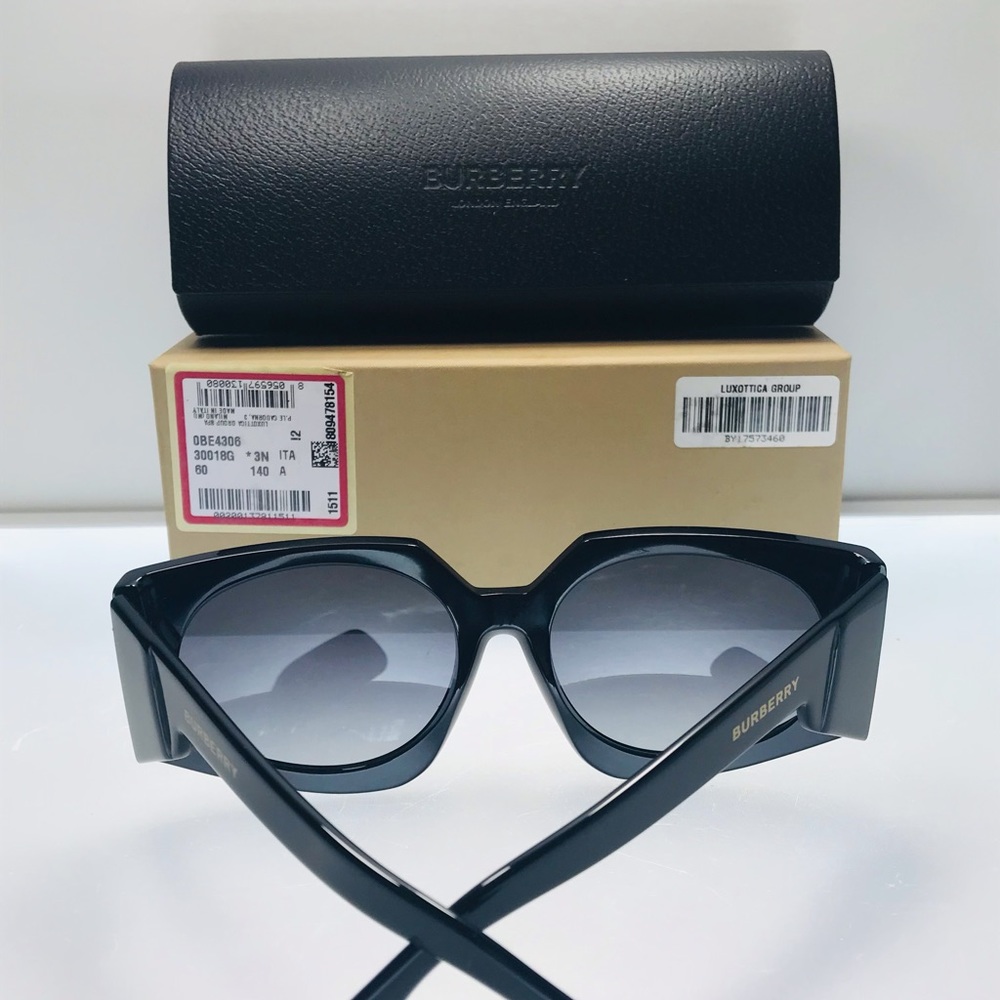 Black Be 4306 30018g Oval Sunglasses - Picture 6 of 10